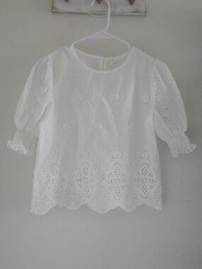 SHEIN White Girls' Blouse - Youth 12Y